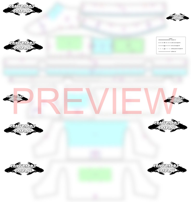 Galactic Warriors Version 10 Tactical Boot Pattern