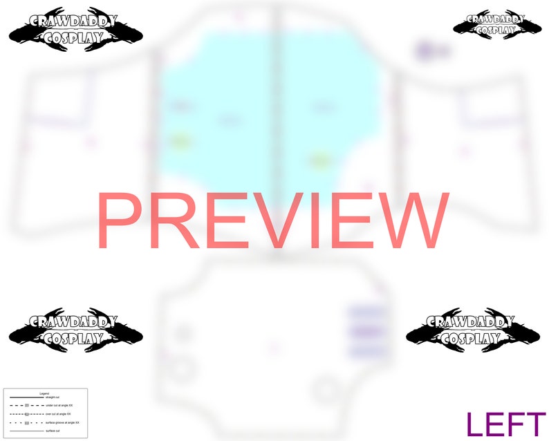 Galactic Warriors Version 10 Tactical Thigh Pattern