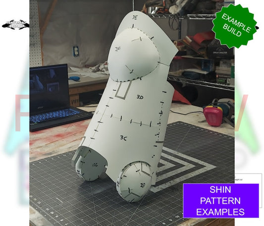 Galactic Warriors Version 10 Tactical Shin Pattern