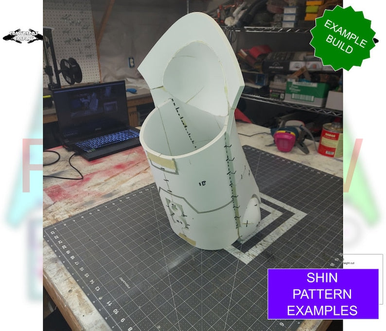 Galactic Warriors Version 10 Tactical Shin Pattern