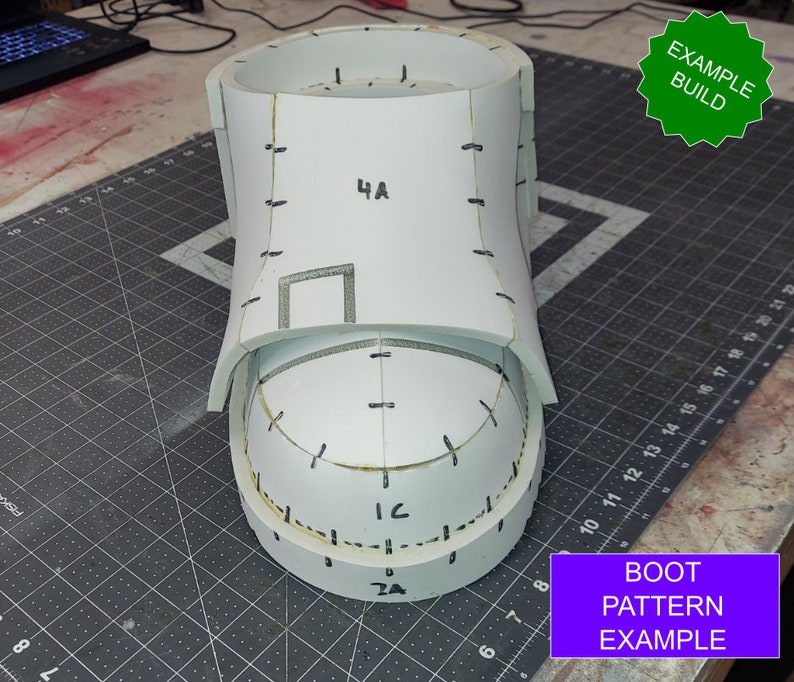 Galactic Warriors Version 10 Tactical Boot Pattern