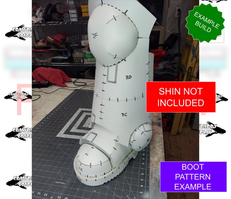 Galactic Warriors Version 10 Tactical Boot Pattern