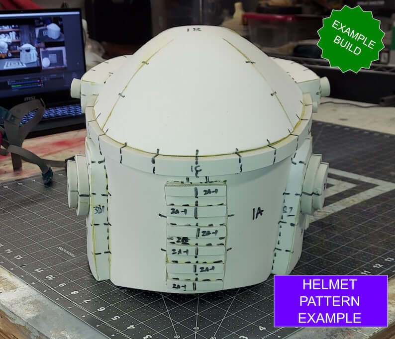 Galactic Warriors Version 3 Helmet Pattern