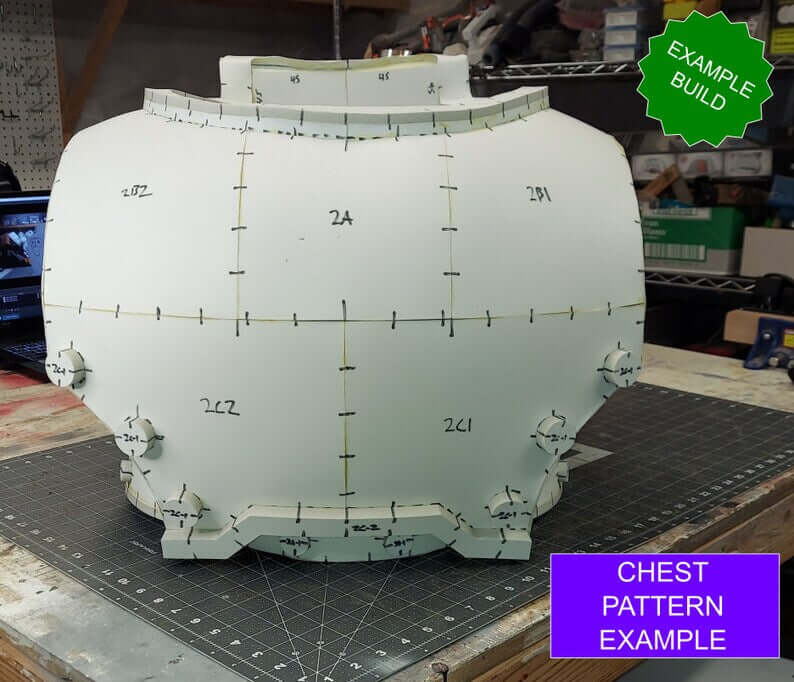 Galactic Warriors Version 3 Chest Pattern