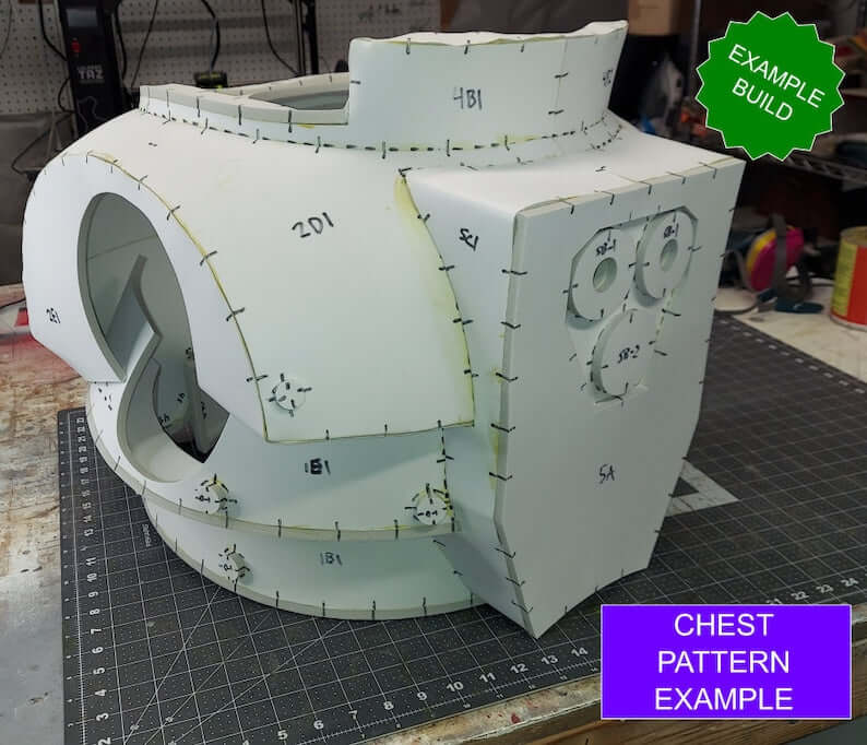 Galactic Warriors Version 3 Chest Pattern