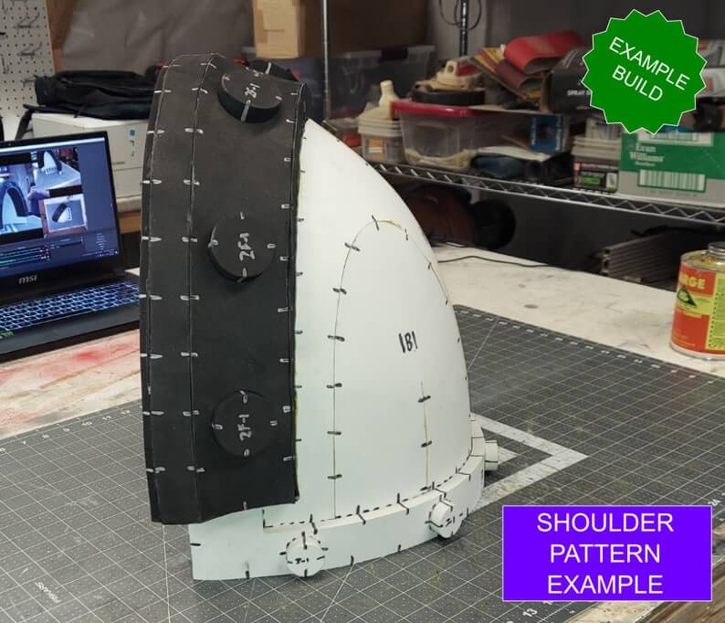 Galactic Warriors Version 3 Shoulder Pattern