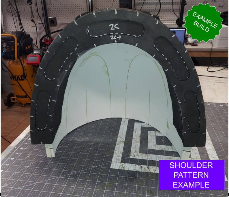 Galactic Warriors Version 3 Shoulder Pattern