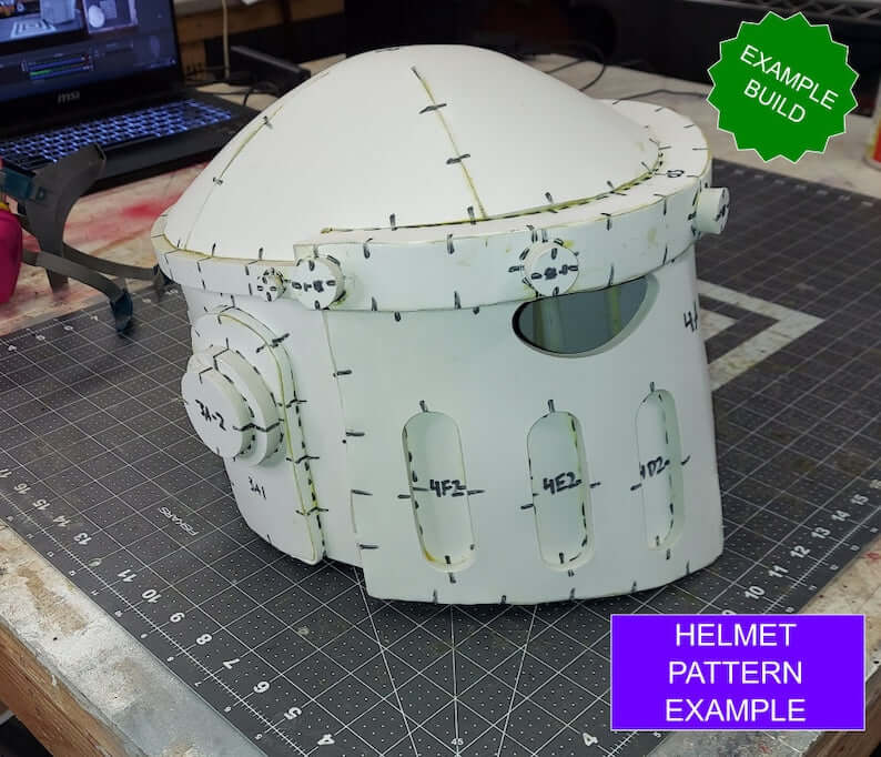 Galactic Warriors Version 3 Helmet Pattern
