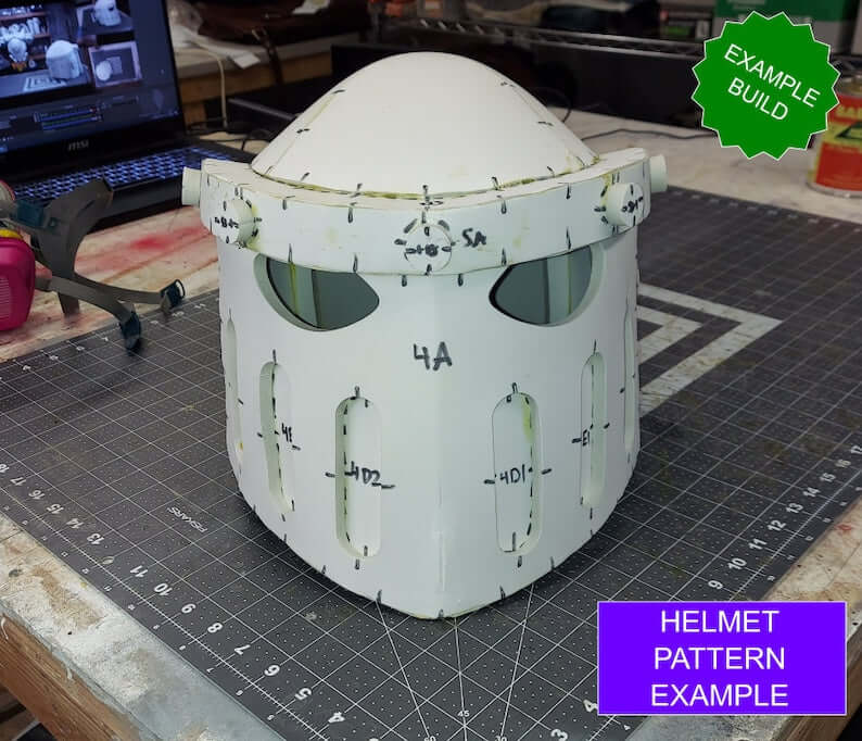 Galactic Warriors Version 3 Helmet Pattern