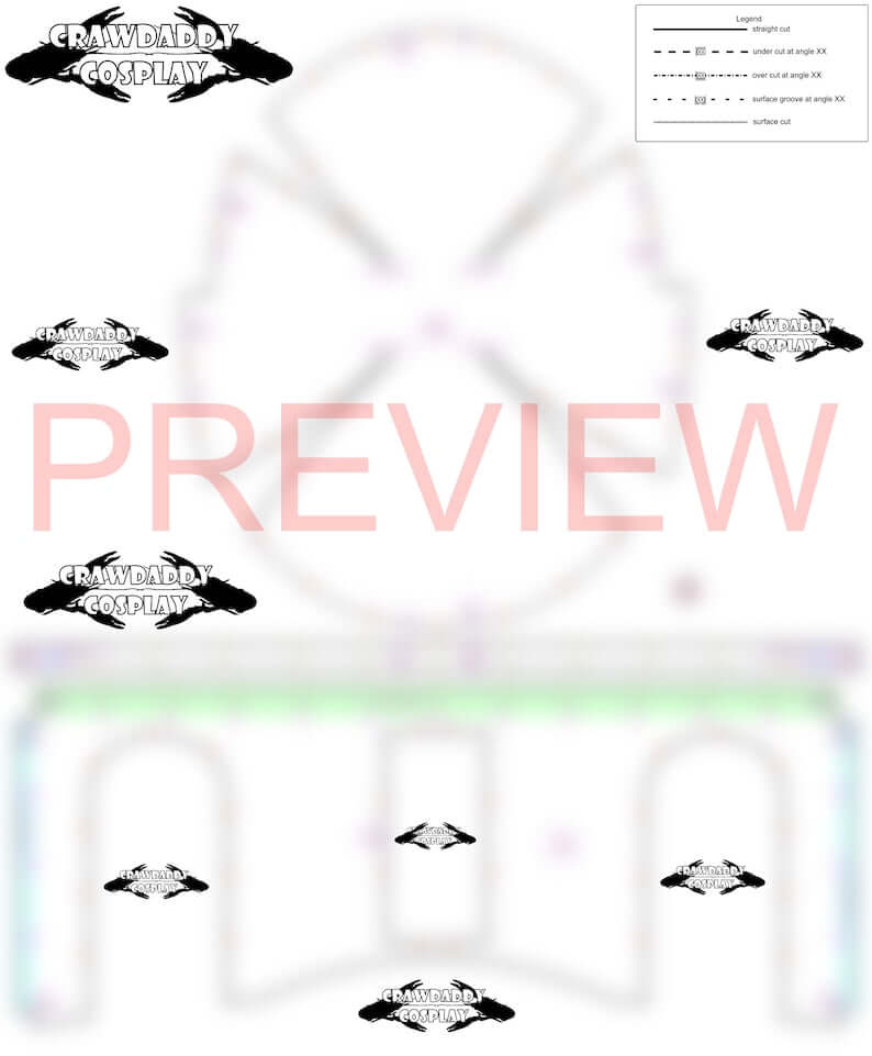 Galactic Warriors Version 3 Helmet Pattern