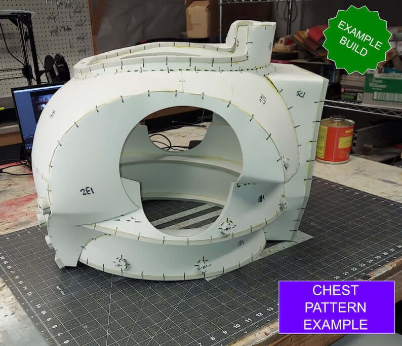 Galactic Warriors Version 3 Chest Pattern