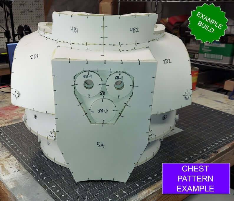Galactic Warriors Version 3 Chest Pattern