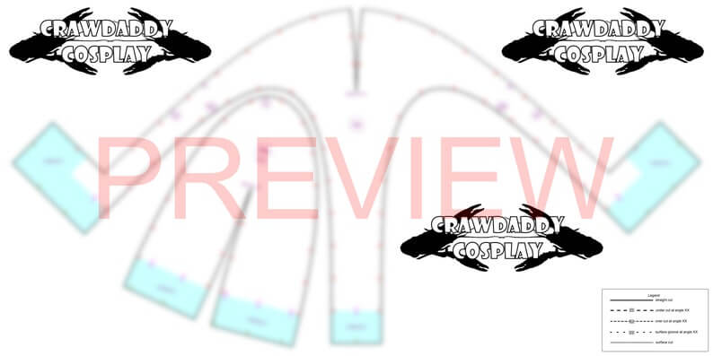 Galactic Warriors Version 3 Shoulder Pattern