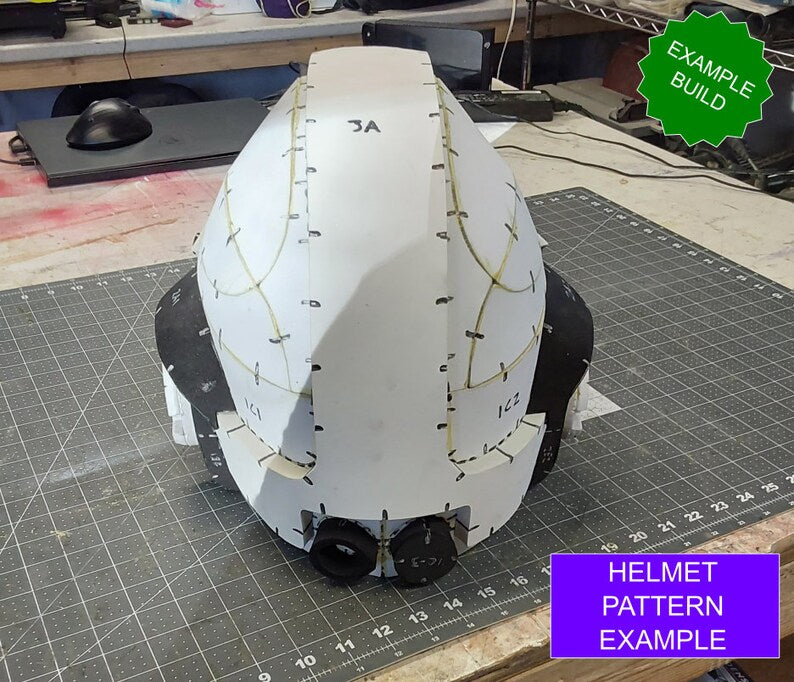 Galactic Warriors Universal Zealot Helmet Pattern