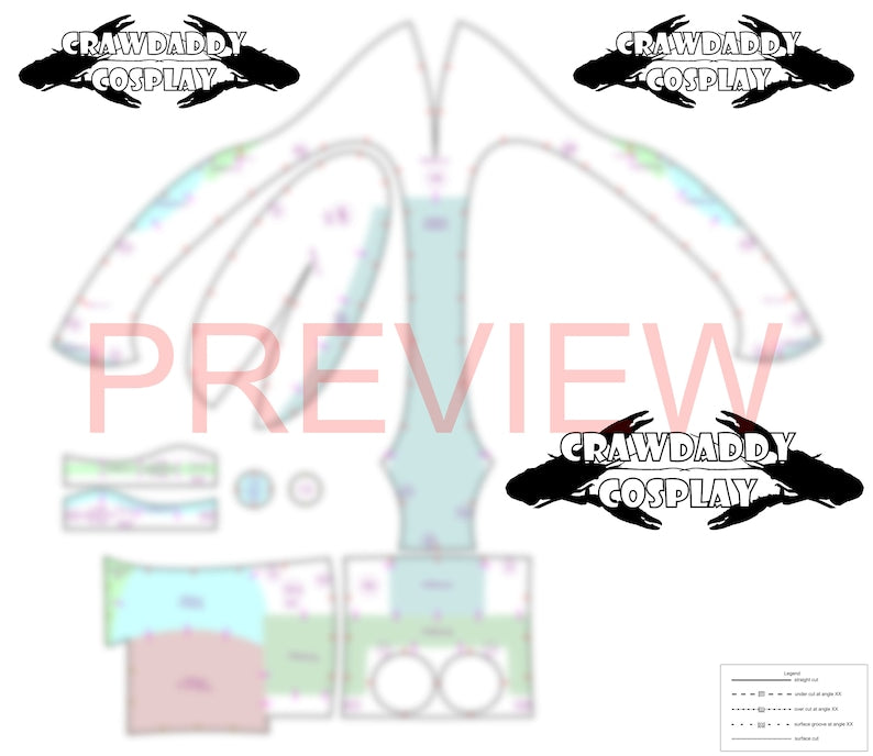 Galactic Warriors Universal Zealot Helmet Pattern