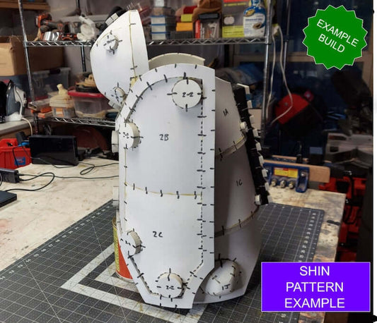 Galactic Warriors Version 3 Shin Pattern