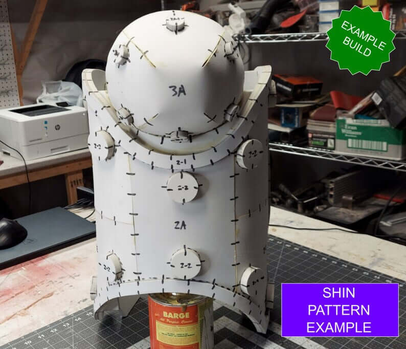 Galactic Warriors Version 3 Shin Pattern