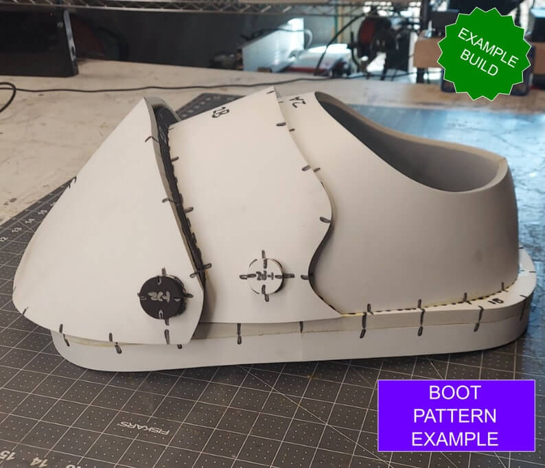 Galactic Warriors Version 3 Boot Pattern