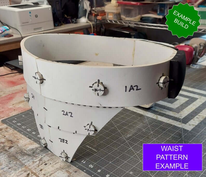 Galactic Warriors Version 3 Waist Pattern