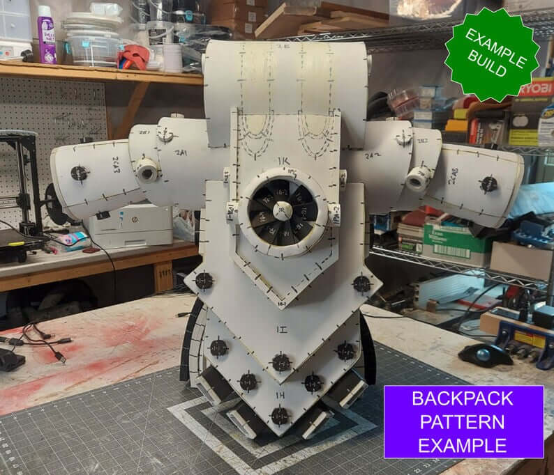 Galactic Warriors Version 3 Backpack Pattern