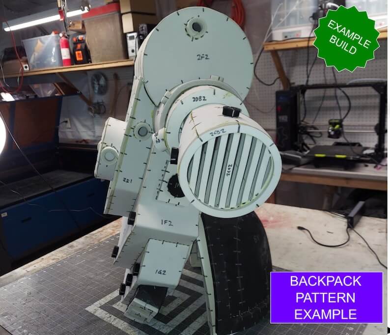 Galactic Warriors Version 3 Backpack Pattern