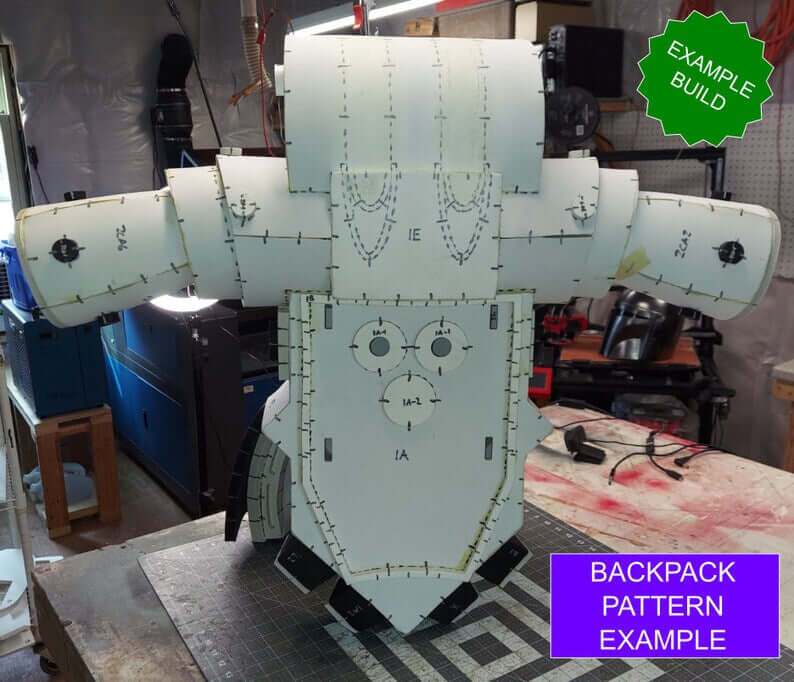 Galactic Warriors Version 3 Backpack Pattern