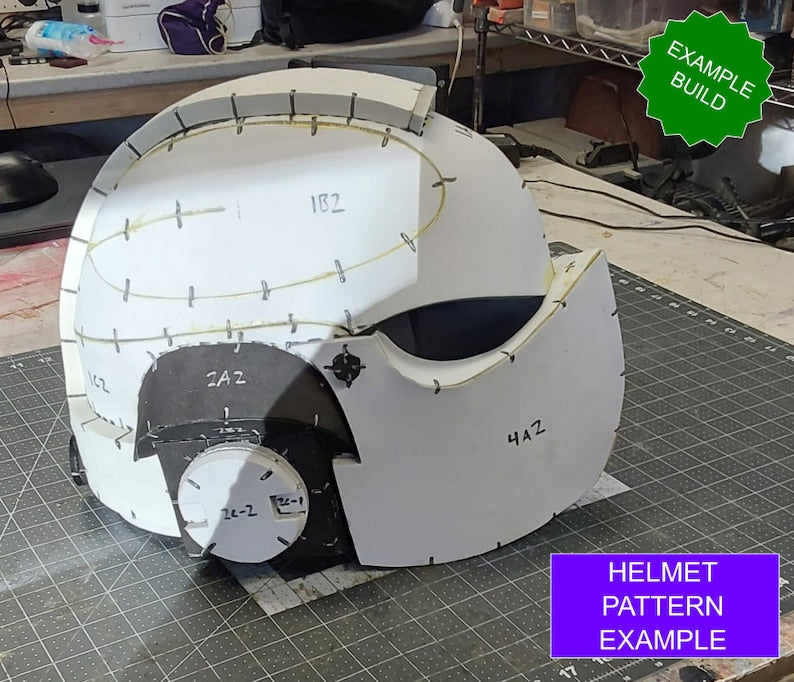 Galactic Warriors Universal Zealot Helmet Pattern