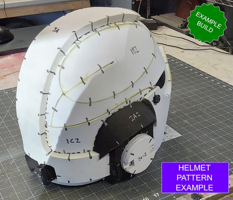 Galactic Warriors Universal Zealot Helmet Pattern