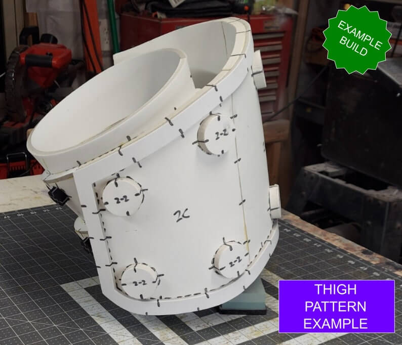 Galactic Warriors Version 3 Thigh Pattern