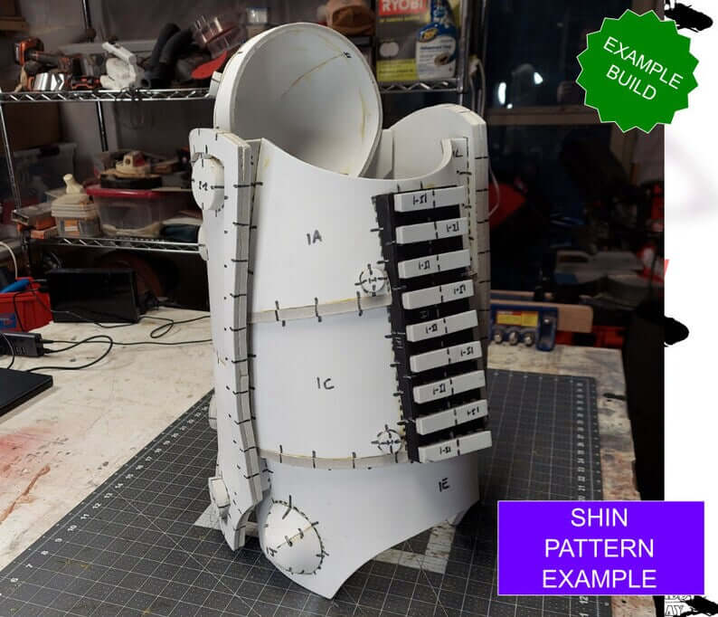 Galactic Warriors Version 3 Shin Pattern