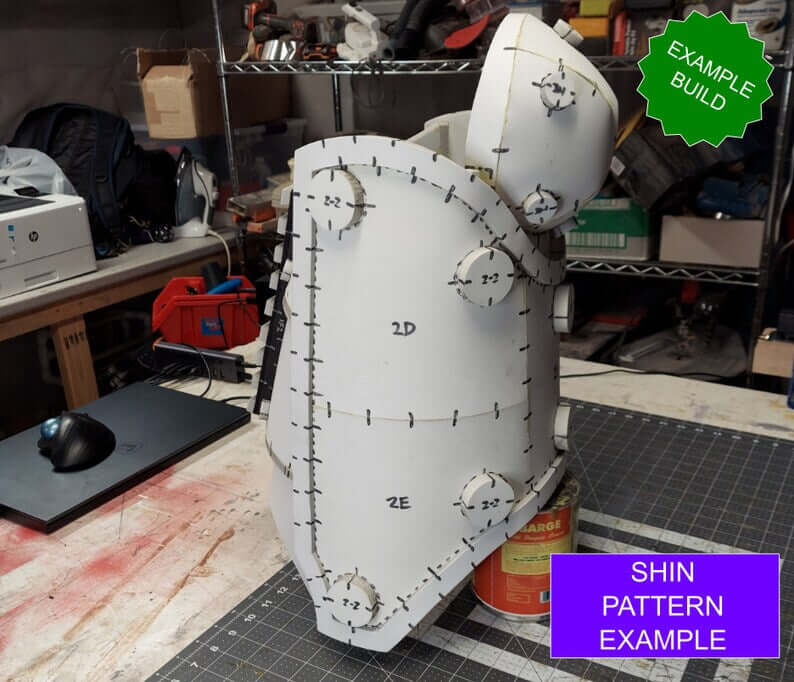 Galactic Warriors Version 3 Shin Pattern