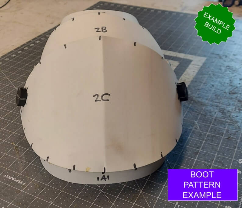 Galactic Warriors Version 3 Boot Pattern