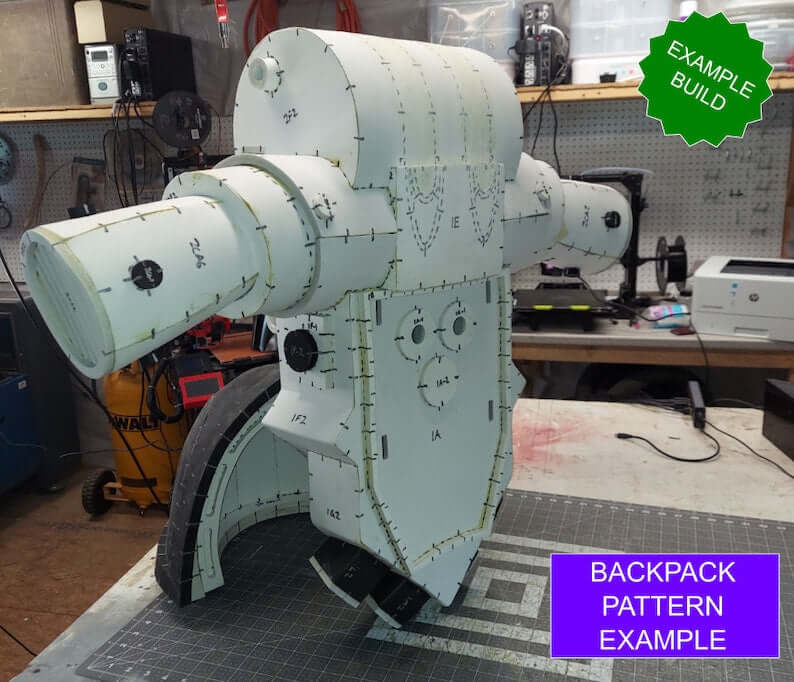 Galactic Warriors Version 3 Backpack Pattern