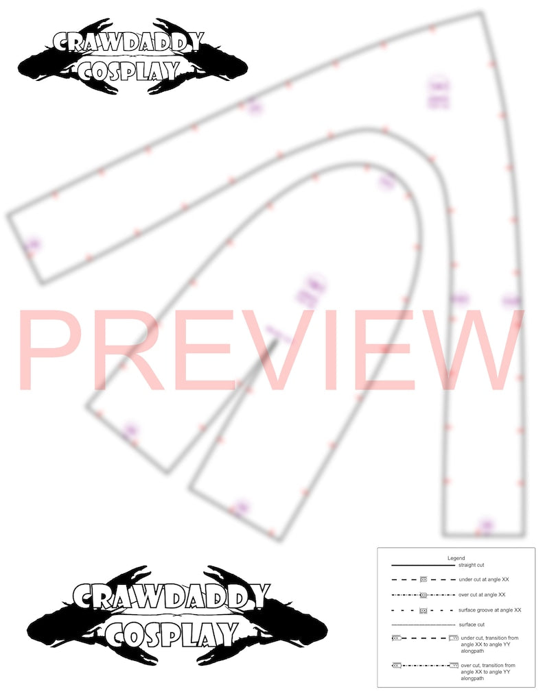 Galactic Warriors Universal Shoulder Pattern