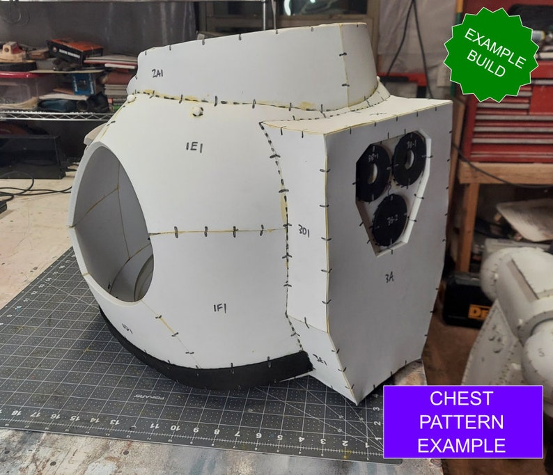 Galactic Warriors Version 7 Chest Pattern