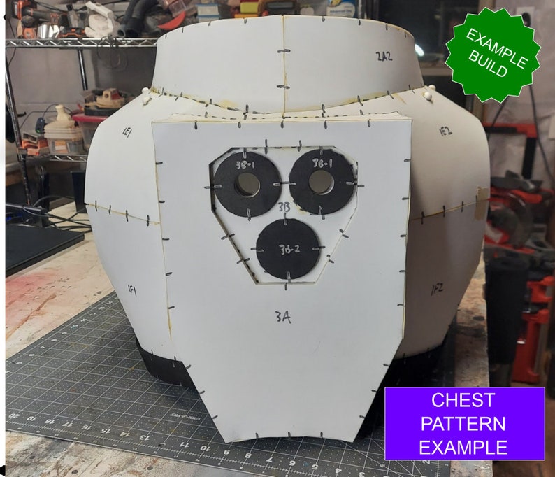 Galactic Warriors Version 7 Chest Pattern