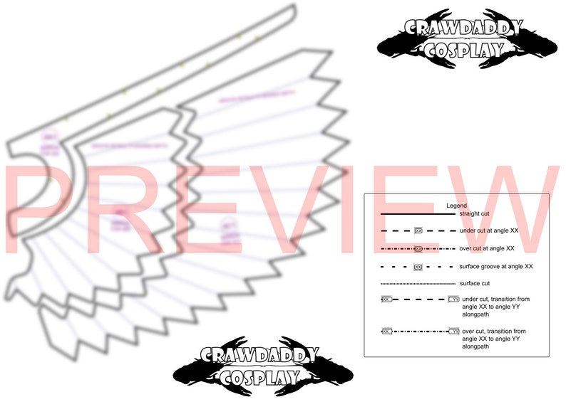 Galactic Warriors Version 7 Skull with Wings Detail for Chest Armor