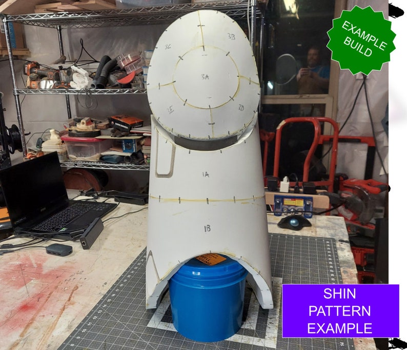 Galactic Warriors Version 7 Shin Pattern