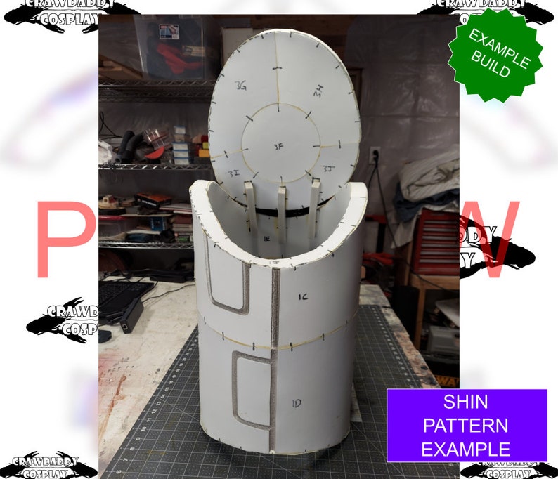 Galactic Warriors Version 7 Shin Pattern