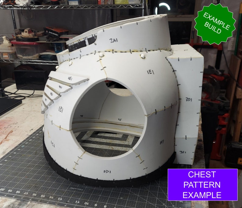 Galactic Warriors Version 7 Chest Pattern
