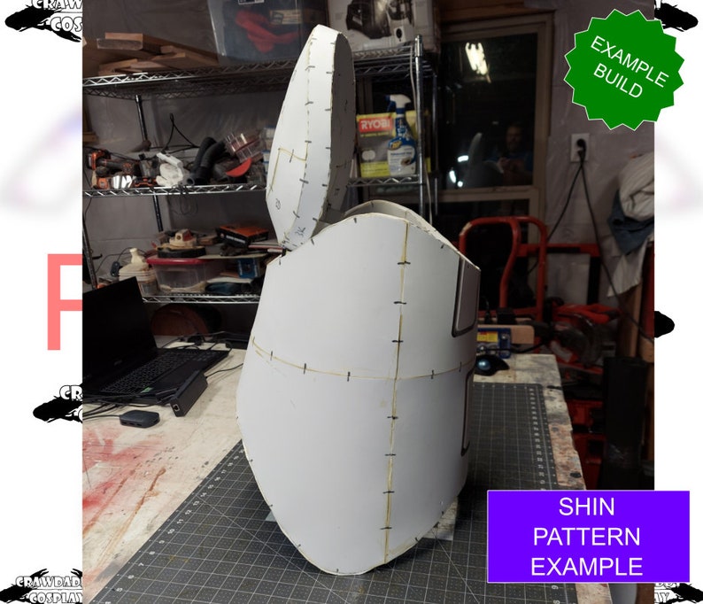Galactic Warriors Version 7 Shin Pattern
