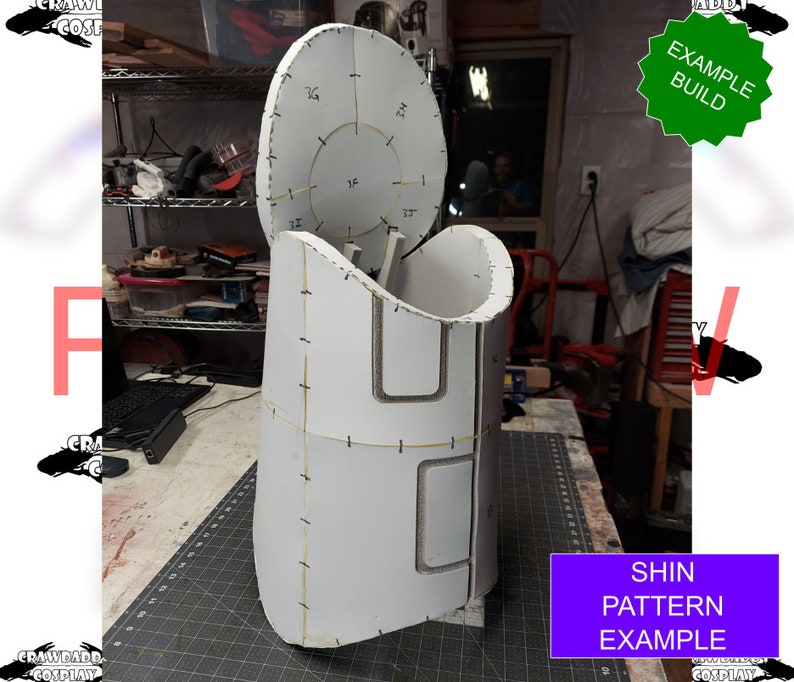 Galactic Warriors Version 7 Shin Pattern
