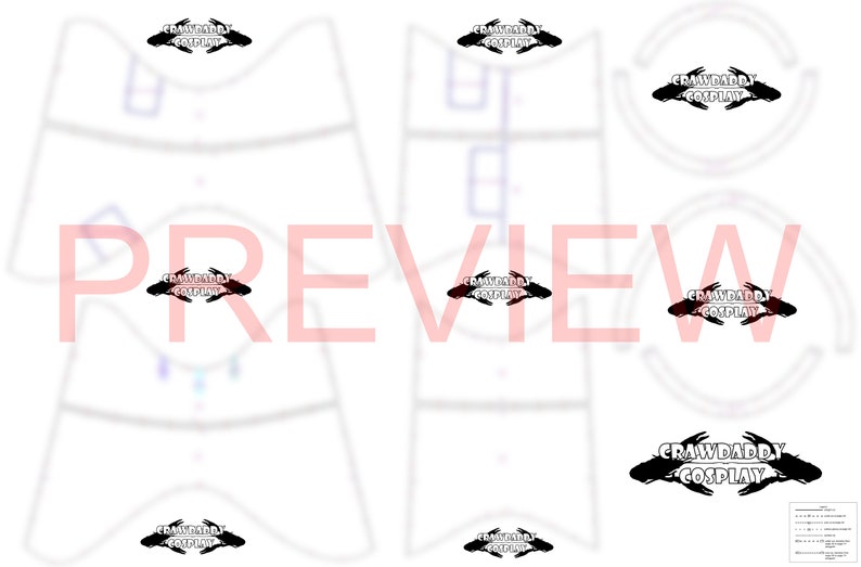 Galactic Warriors Version 7 Shin Pattern