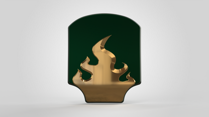 V.10 Edge Warden Hip Plate Detail - Fire Lizards V.1 (3D Print | Files Only)