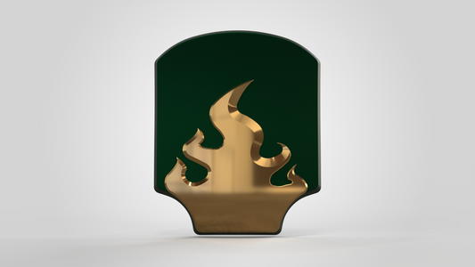 V.10 Edge Warden Hip Plate Detail - Fire Lizards V.1 (3D Print | Files Only)