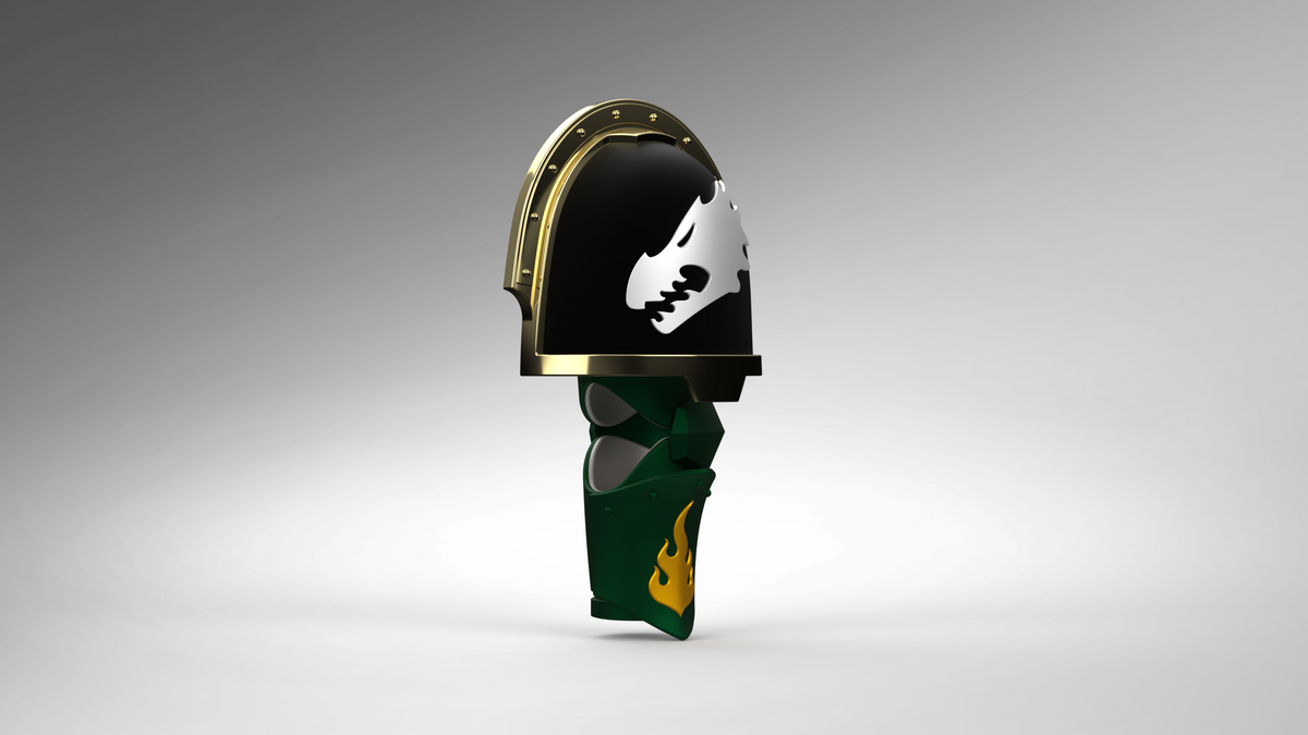 V.10 Edge Warden Bracer Detail - Fire Lizards V.1 (3D Print | Files Only)
