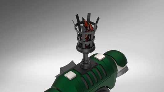 V.10 Backpack Detail - Torch V.1 (3D Print | Files Only)