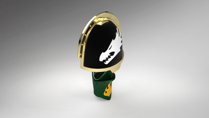 V.10 Edge Warden Bracer Detail - Fire Lizards V.1 (3D Print | Files Only)