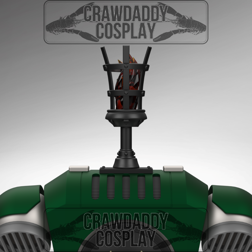 V.10 Backpack Detail - Torch V.1 (3D Print | Files Only)
