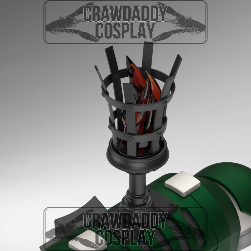 V.10 Backpack Detail - Torch V.1 (3D Print | Files Only)